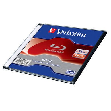 Диск BD-RE Verbatim 25Gb 2x Jewel case (1шт) (43768)