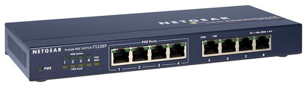 Коммутатор NETGEAR FS108PEU