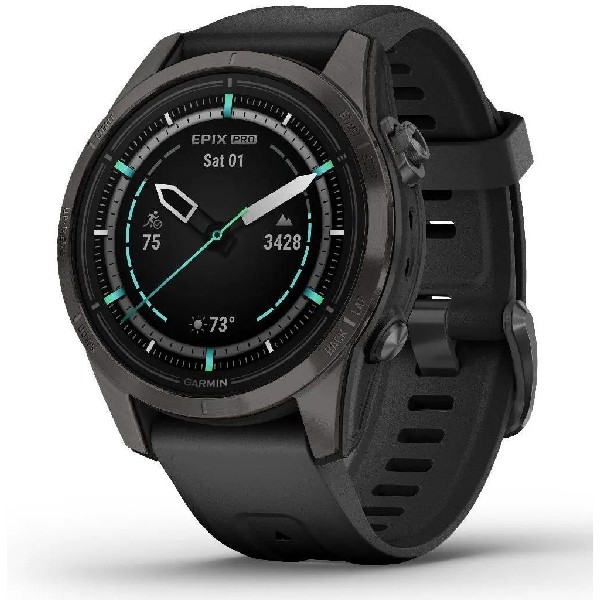 Умные часы Garmin Epix Pro Gen 2 Sapphire 2023 30.4 мм черный/черный [010-02802-15]